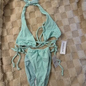 PacSun Light Blue Bikini Set
